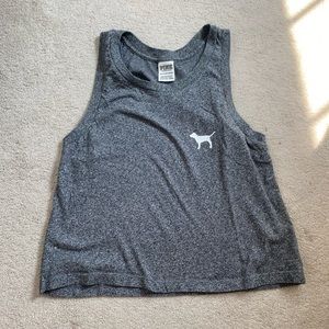 VS PINK Gray Tank